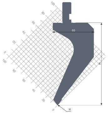 пуансон STP 047 75 R0.8